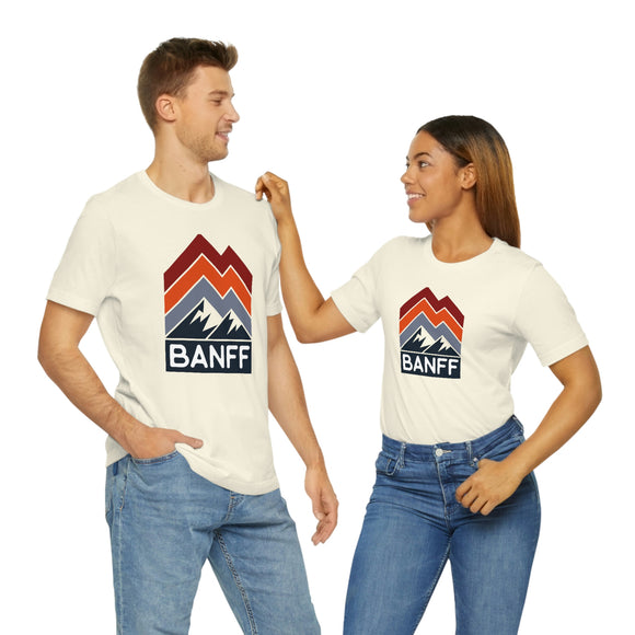 Banff, Canada T-Shirt - Retro Mountain Unisex Banff Shirt
