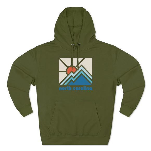 Premium North Carolina Hoodie - Min Mountain Unisex Sweatshirt