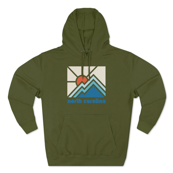 Premium North Carolina Hoodie - Min Mountain Unisex Sweatshirt