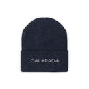 Colorado Beanie - Adult Embroidered Colorado Flag Knit Hat-13