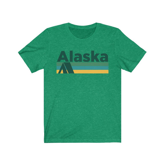 Alaska T-Shirt - Retro Camping Adult Unisex Alaska T Shirt