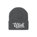 Utah Beanie - Adult Hand Lettered Embroidered Utah Knit Hat-5