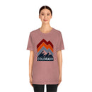 Colorado T-Shirt - Retro Mountain Line Unisex Colorado Shirt-2