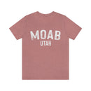 Moab, Utah Shirt - Paint Text Unisex Moab T-Shirt-4