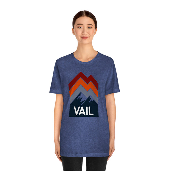 Vail, Colorado T-Shirt - Retro Mountain Unisex Vail Shirt