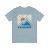 Vermont Shirt, Vermont Retro T-Shirt, Colorful Vermont tee, Vermont Mountain Shirt