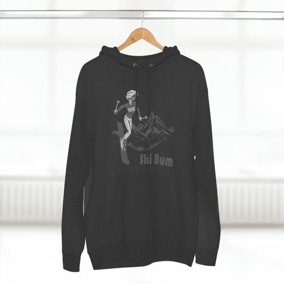 Premium Ski Bum Hoodie - Retro Unisex Sweatshirt