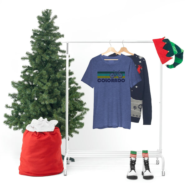 Colorado T-Shirt - Retro Mountain Bike Adult Unisex Colorado T Shirt