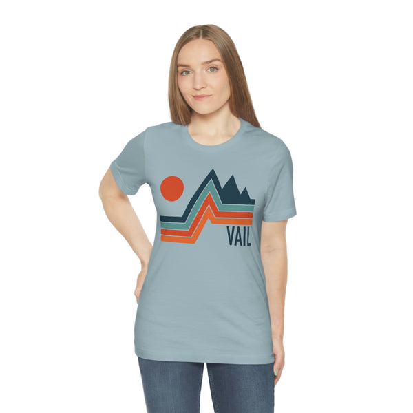 Vail, Colorado T-Shirt - Retro Mountain Unisex Vail Shirt