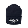 Colorado Beanie - Adult Hand Lettered Embroidered Colorado Knit Hat