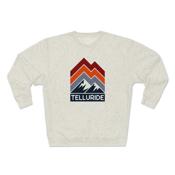 Premium Telluride Sweatshirt - Retro Unisex Premium Crewneck Telluride, Colorado Sweatshirt