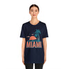 Miami, Florida T-Shirt - Retro Palm Tree & Beach Unisex Miami Shirt
