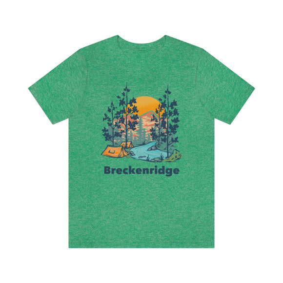Breckenridge, Colorado T-Shirt - Mountain Illustration Unisex Breckenridge Shirt