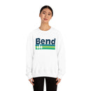 Bend, Oregon Sweatshirt - Retro Trees Unisex-2