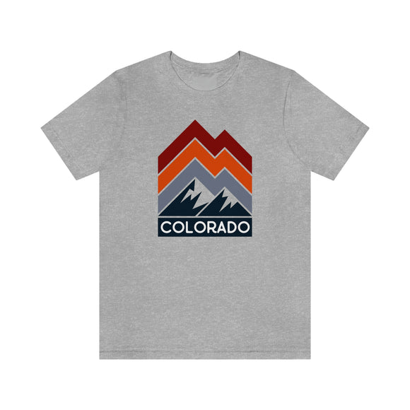 Colorado T-Shirt - Retro Mountain Line Unisex Colorado Shirt