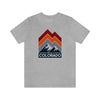 Colorado T-Shirt - Retro Mountain Line Unisex Colorado Shirt