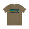 New Mexico T-Shirt - Retro Mountain Bike Adult Unisex New Mexico T Shirt