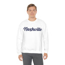 Nashville, Tennessee Sweatshirt - Script Unisex-4