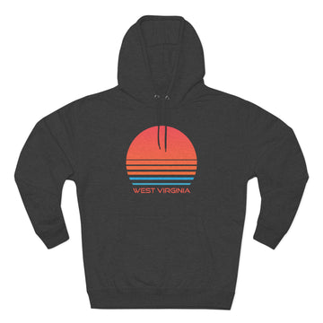 Premium West Virginia Hoodie - Retro 80s Unisex Sweatshirt - 0
