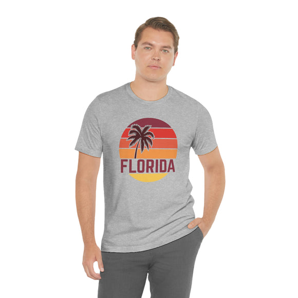 Florida T-Shirt - Retro Palm Tree Unisex Florida Shirt