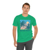 Solana Beach, California T-Shirt - Retro Palm Tree & Beach Unisex Solana Beach Shirt