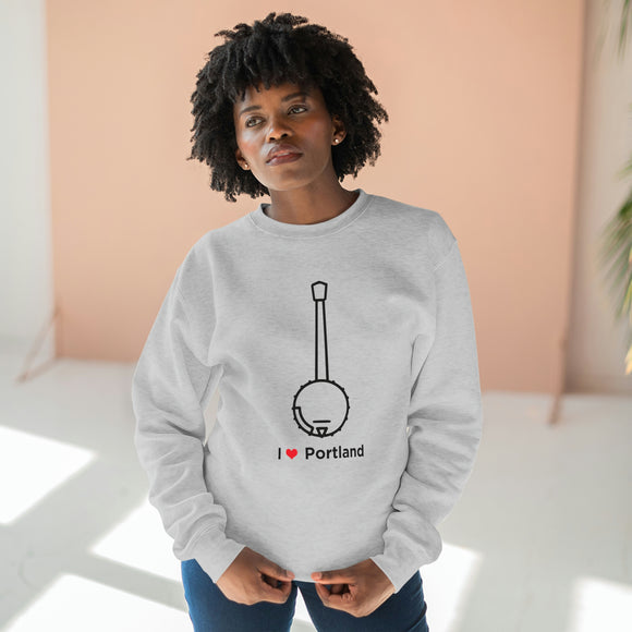 Premium Portland, Oregon Crewneck Sweatshirt - Retro Unisex Sweatshirt
