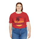 Beach Bum T-Shirt - Retro Palm Tree Unisex Beach Bum Shirt-103