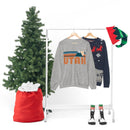 Utah Sweatshirt - Retro Mountain Crewneck Utah Sweatshirt-12