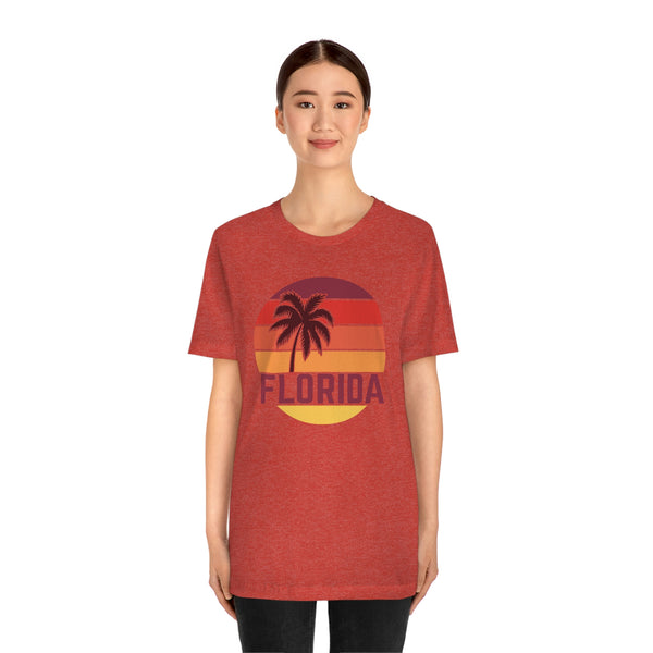 Florida T-Shirt - Retro Palm Tree Unisex Florida Shirt