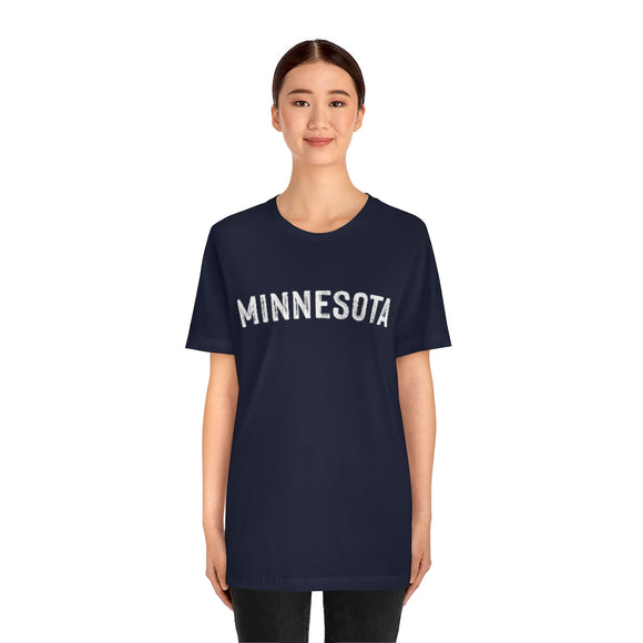 Minnesota T-Shirt - Paint Text Unisex Minnesota Shirt