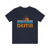 Destin, Florida T-Shirt - Retro Palm Tree Unisex Destin Shirt