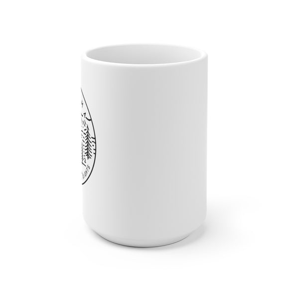 Alabama Mug - State Design White Ceramic Alabama Mug (11oz & 15oz)