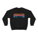 Jackson Hole, Wyoming Sweatshirt - Mountain & Birds Unisex-9