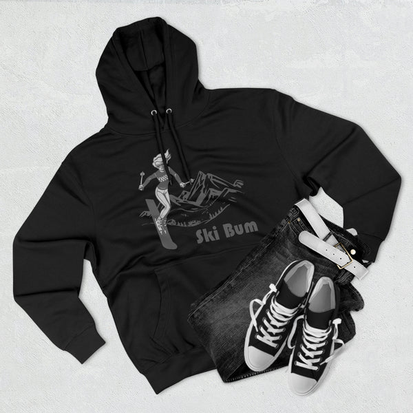 Premium Ski Bum Hoodie - Retro Unisex Sweatshirt