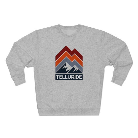 Premium Telluride Sweatshirt - Retro Unisex Premium Crewneck Telluride, Colorado Sweatshirt