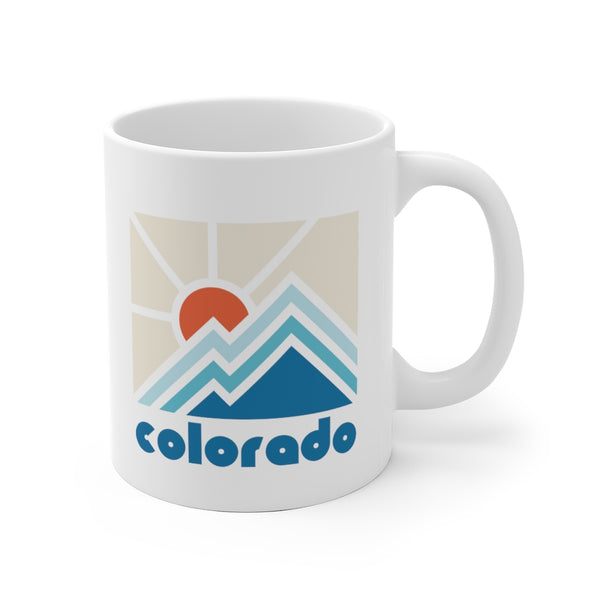 Colorado Mug, Ceramic Colorado Mug, Colorado Coffee Mug