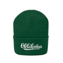 Oklahoma Beanie - Adult Hand Lettered Embroidered Oklahoma Knit Hat-6