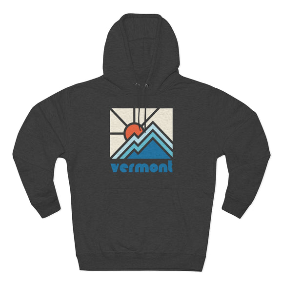 Premium Vermont Hoodie - Min Mountain Unisex Sweatshirt