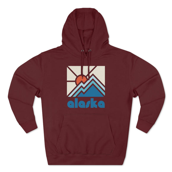 Premium Alaska Hoodie - Min Mountain Unisex Sweatshirt