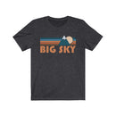 Big Sky, California T-Shirt - Retro Mountain Adult Unisex Big Sky T Shirt-5