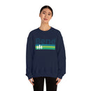Bend, Oregon Sweatshirt - Retro Trees Unisex-26