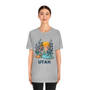 Utah T-Shirt - Mountain Illustration Unisex Utah Shirt-34