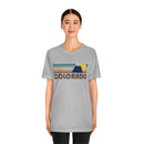 Colorado T-Shirt - Retro Mountain v2 Unisex Colorado Shirt-17
