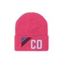 Copy of Colorado Beanie - Adult Embroidered Retro Sunset Colorado Knit Hat-29