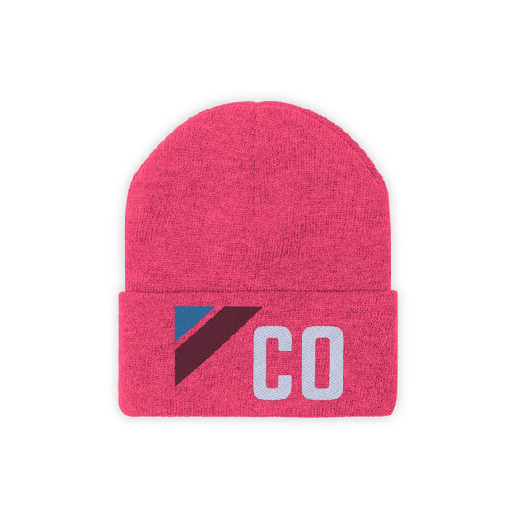 Copy of Colorado Beanie - Adult Embroidered Retro Sunset Colorado Knit Hat