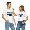 Vail T-Shirt - Retro Mountain Bike Adult Unisex Vail, Colorado T Shirt-18