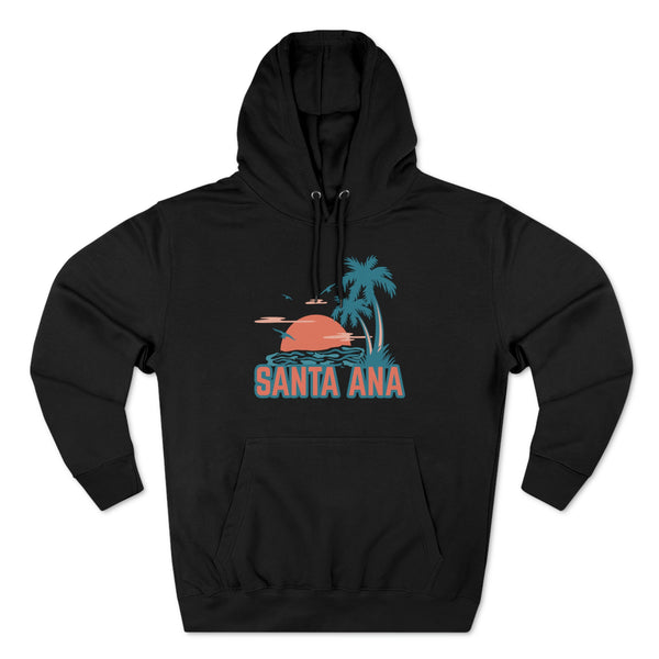 Premium Santa Ana, California Hoodie - Palm Tree Unisex Sweatshirt