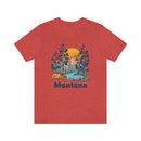 Montana T-Shirt - Mountain Illustration Unisex Montana Shirt-57