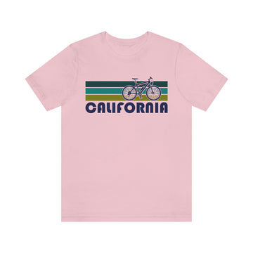 Buy pink California T-Shirt - Retro Mountain Bike Adult Unisex California T Shirt