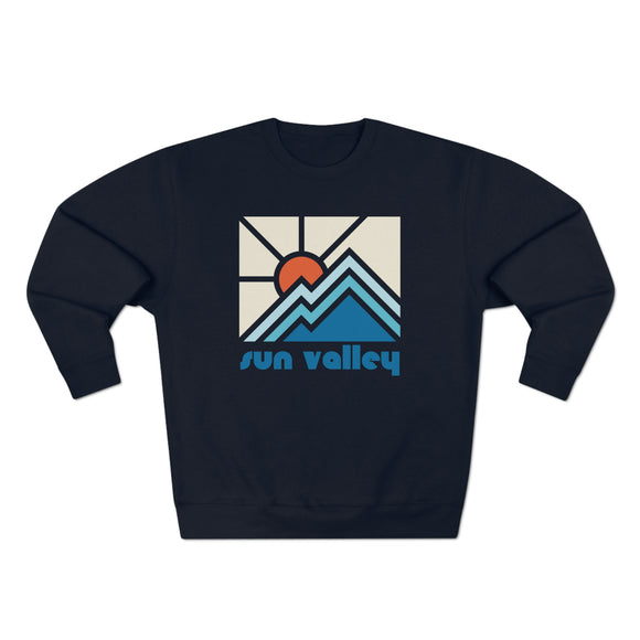 Premium Sun Valley, Idaho Crewneck Sweatshirt - Retro Unisex Sweatshirt